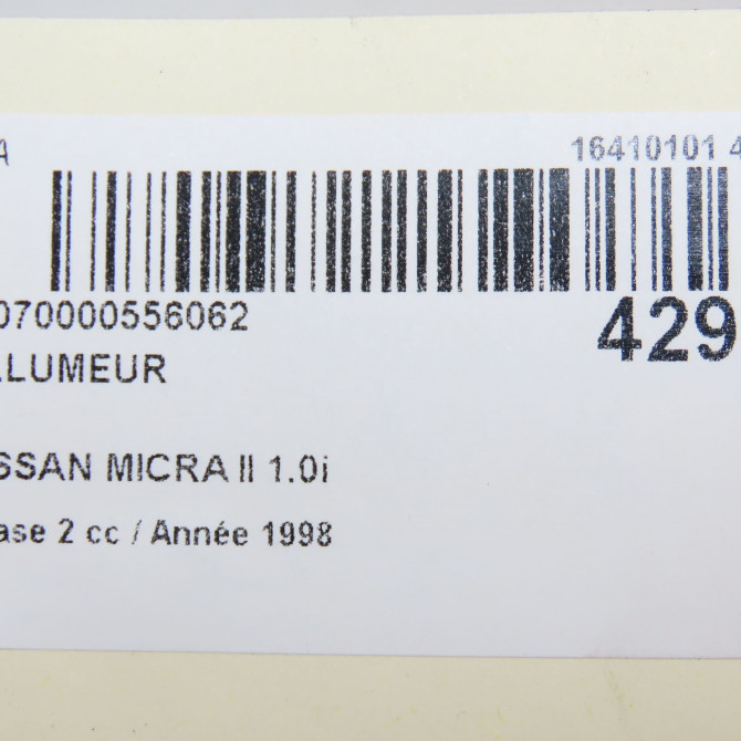 Allumeur occasion NISSAN MICRA II Phase 2 01-1996->04-1998 1.0i 6