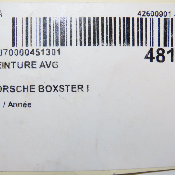 Ceinture avant gauche occasion 5