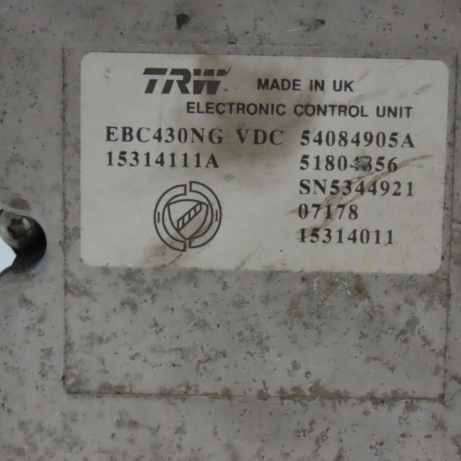 Unité hydraulique ABS occasion ALFA ROMEO 159 Phase 1 09-2005->05-2013 1.9 JTDm 120ch 71748401 5