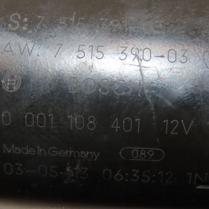 Démarreur occasion B.M.W. SERIE 5 IV Phase 2 07-2000->07-2003 520i 170ch 12412354693 5