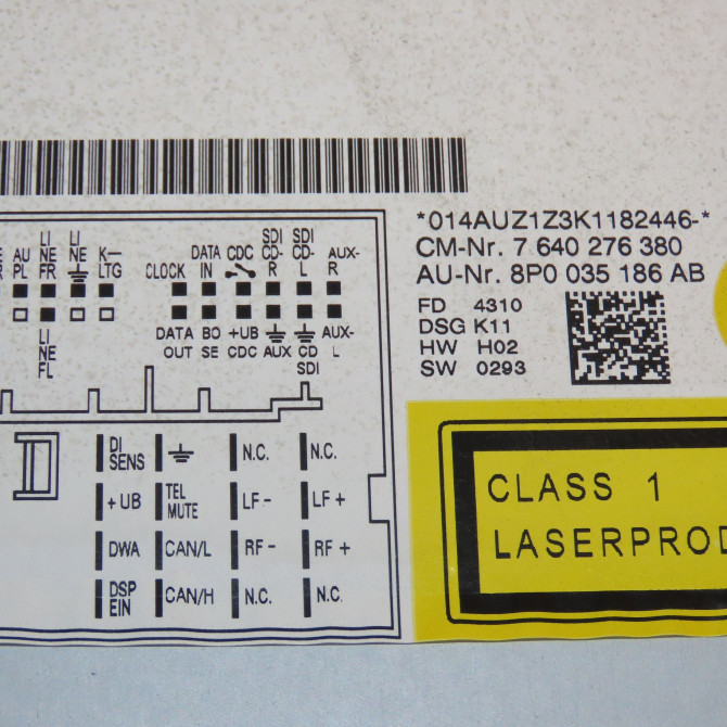 Autoradio occasion AUDI A3 II Phase 2 06-2008->07-2012 8P0057185B 4