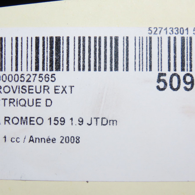 Retroviseur exterieur electrique droit occasion ALFA ROMEO 159 Phase 1 09-2005->05-2013 1.9 JTDm 120ch 156080859 6