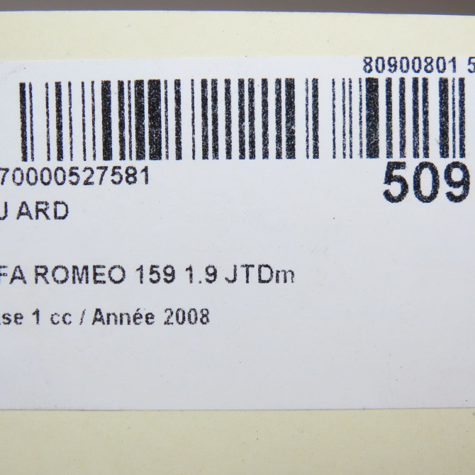 Feu arrière droit occasion ALFA ROMEO 159 Phase 1 09-2005->05-2013 1.9 JTDm 120ch 50504818 5