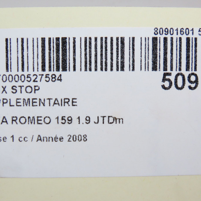 Feux stop supplementaire occasion ALFA ROMEO 159 Phase 1 09-2005->05-2013 1.9 JTDm 120ch 156063254 5