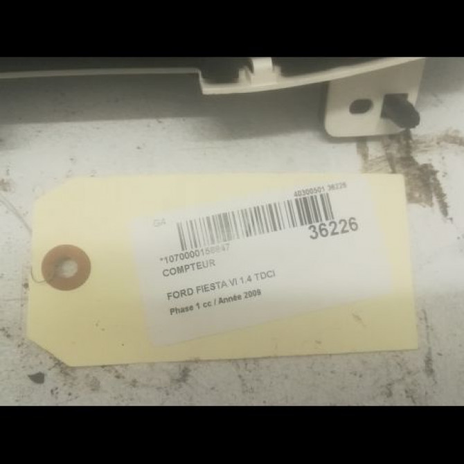 Compteur occasion FORD FIESTA VI Phase 1 10-2008->11-2012 1.4 TDCI 68ch 1786854 3