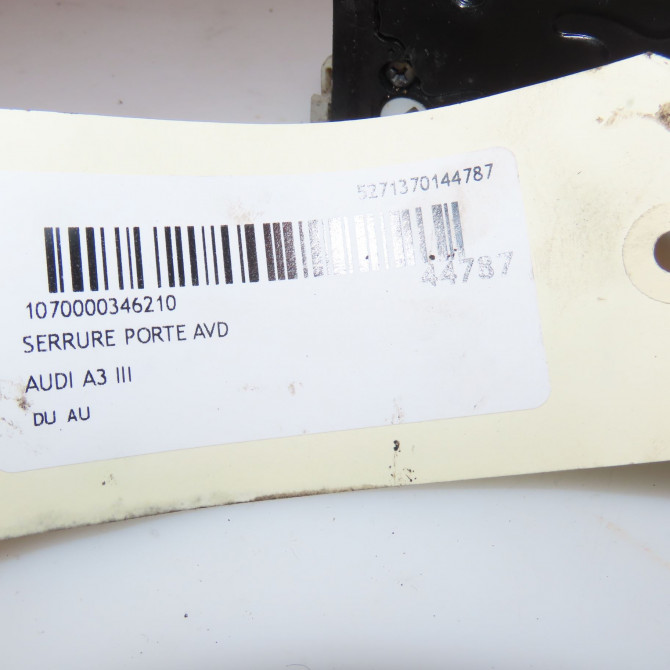 Serrure porte avd occasion AUDI A3 III 8X1837016B 3