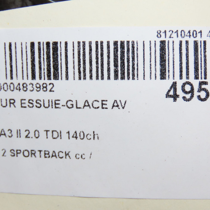 Moteur essuie-glace avant occasion  8P1955023L 7