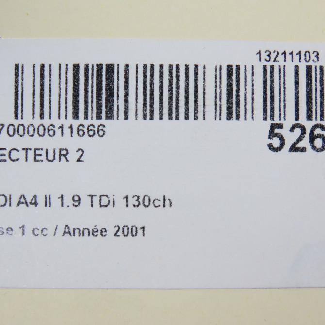 occasion AUDI A4 II Phase 1 01-2001->11-2004 1.9 TDi 130ch 38130073BA 6