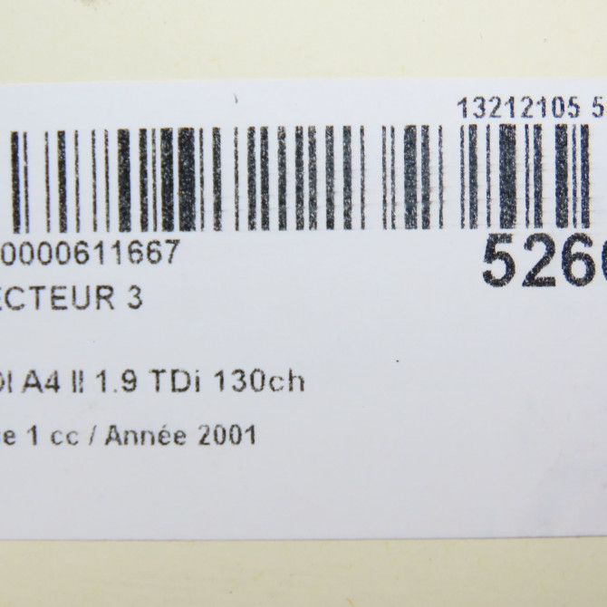 occasion AUDI A4 II Phase 1 01-2001->11-2004 1.9 TDi 130ch 38130073BA 6