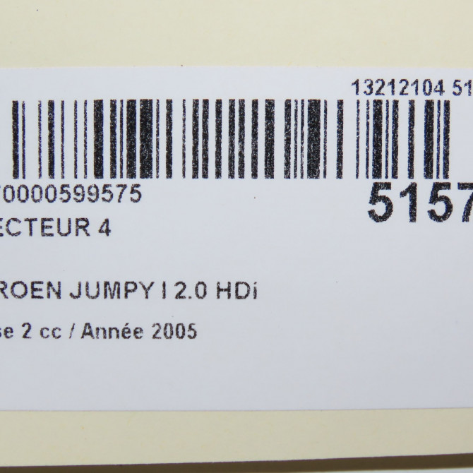 occasion CITROEN JUMPY I Phase 2 01-2004->12-2006 2.0 HDi 95ch 5