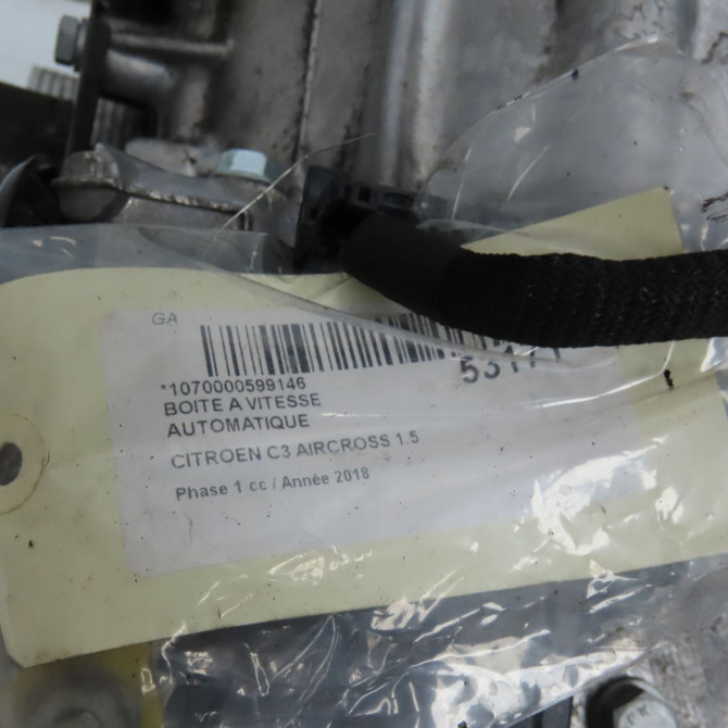 Boîte à vitesse automatique occasion CITROEN 146 Phase 1 04-1995->04-1999 1.5 BLUEHDI 120ch 9825174880 7