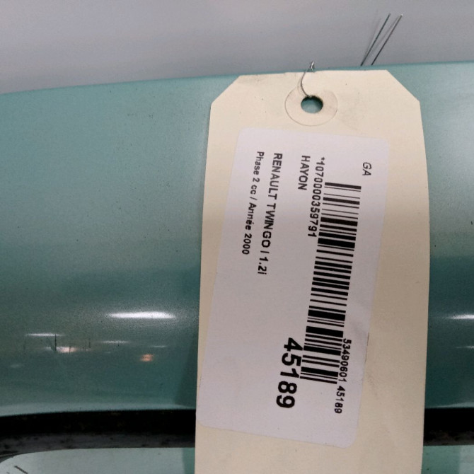 Hayon occasion RENAULT TWINGO I Phase 2 08-1998->08-2000 1.2i 60ch 7751474591 2