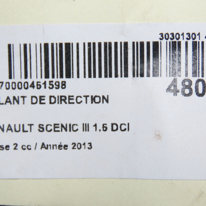 Volant de direction occasion RENAULT SCENIC III Phase 2 12-2011->03-2013 1.6 DCI 130ch 484003771R 5