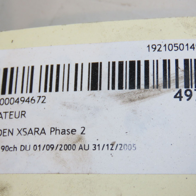 Radiateur occasion CITROEN XSARA Phase 2 09-2000->12-2005 2.0 HDi 90ch 1610008180 5