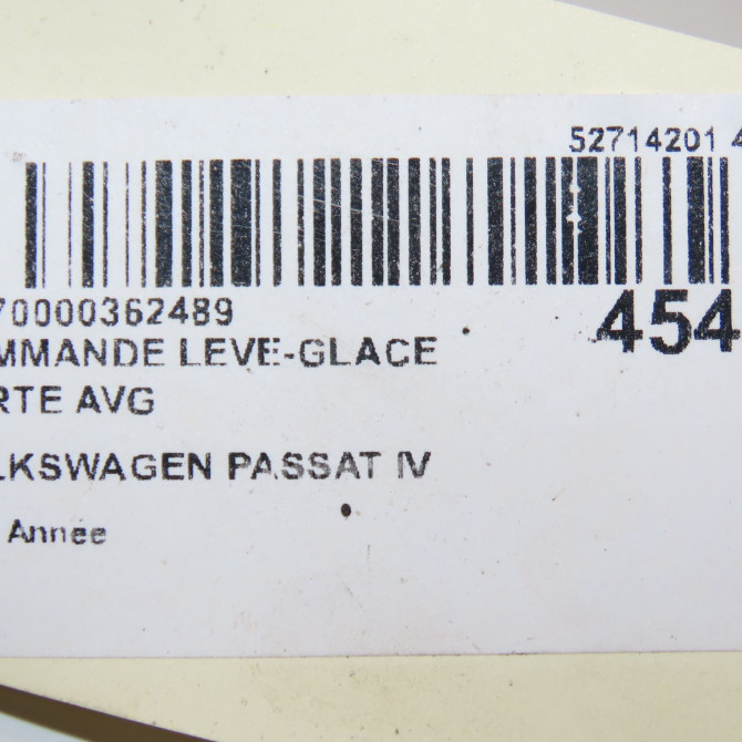 Commande lève-glace porte avant gauche occasion 5