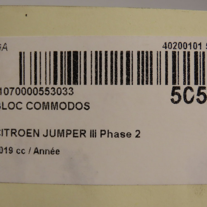 Bloc commodos occasion CITROEN JUMPER III Phase 2 06-2014->... 1684987180 8
