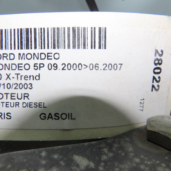 Moteur diesel occasion FORD MONDEO II Phase 1 09-2000->06-2007 6