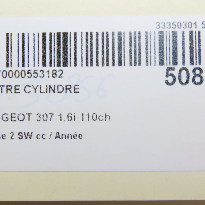 Maitre cylindre occasion PEUGEOT 307 Phase 2 SW 06-2005->07-2008 1.6i 110ch 4601L3 7
