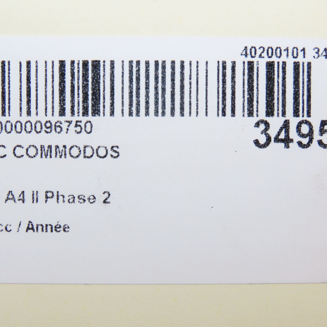 Bloc commodos occasion AUDI A4 II Phase 2 09-2004->04-2008 8