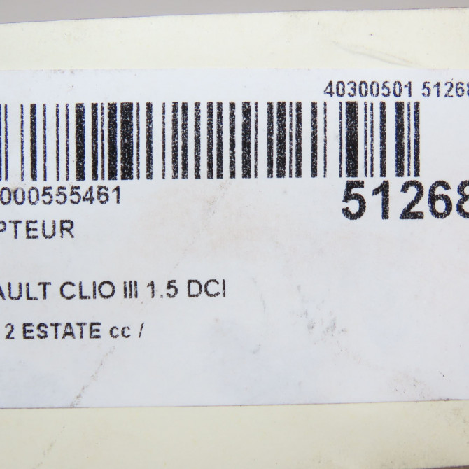 Compteur occasion RENAULT CLIO III phase 2 ESTATE 03-2009->12-2014 1.5 DCI 85ch 8201060310 6