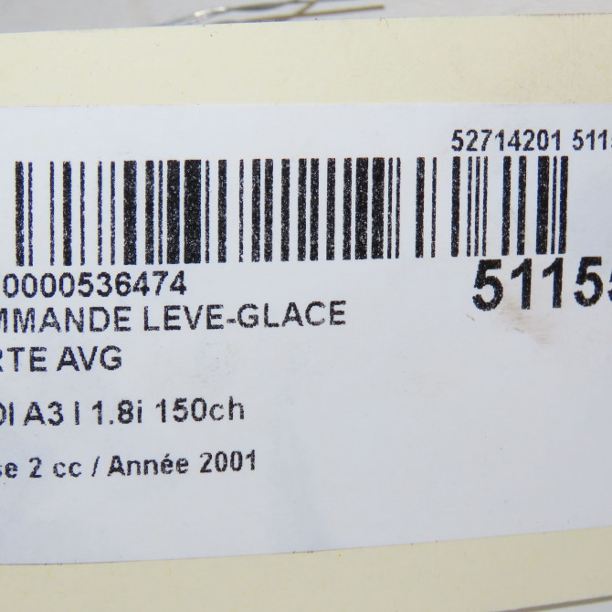 Commande lève-glace porte avant gauche occasion  8L09598514PK 5