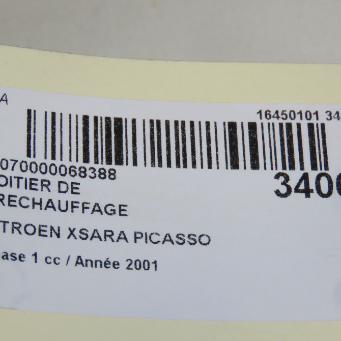 Boitier de préchauffage occasion CITROEN XSARA PICASSO Phase 1 12-1999->02-2004 2.0 HDi 6444C9 5