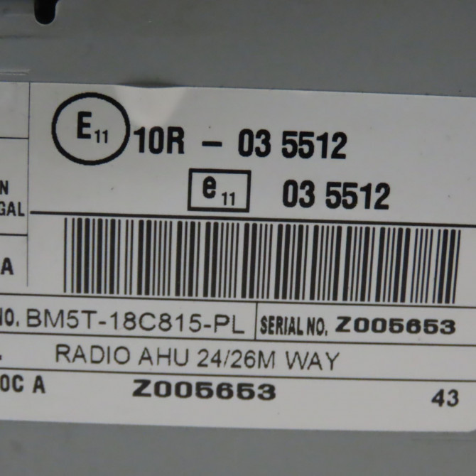 Autoradio occasion FORD B-MAX Phase 1 06-2012->... 1.0i 125ch 2025283 5