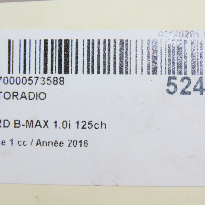 Autoradio occasion FORD B-MAX Phase 1 06-2012->... 1.0i 125ch 2025283 7