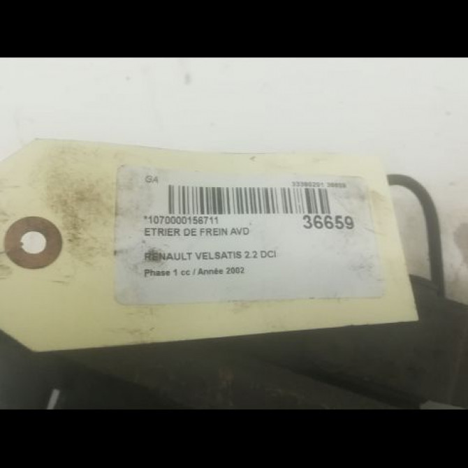Etrier de frein avant droit occasion RENAULT VELSATIS Phase 1 01-2002->04-2005 2.2 DCI 150ch 7701049763 3