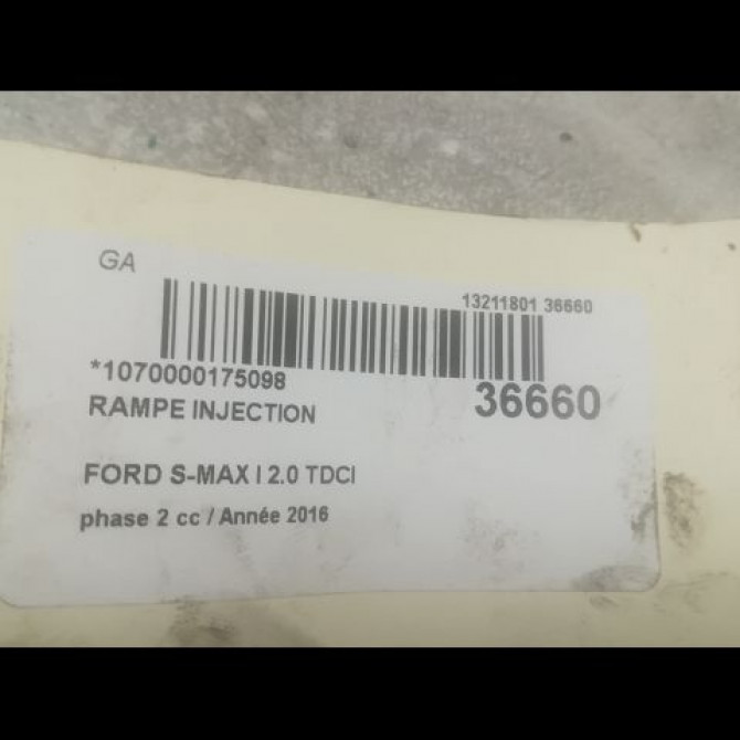Rampe injection occasion FORD S-MAX I phase 2 03-2010->12-2015 2.0 TDCI 140ch 2167563 3