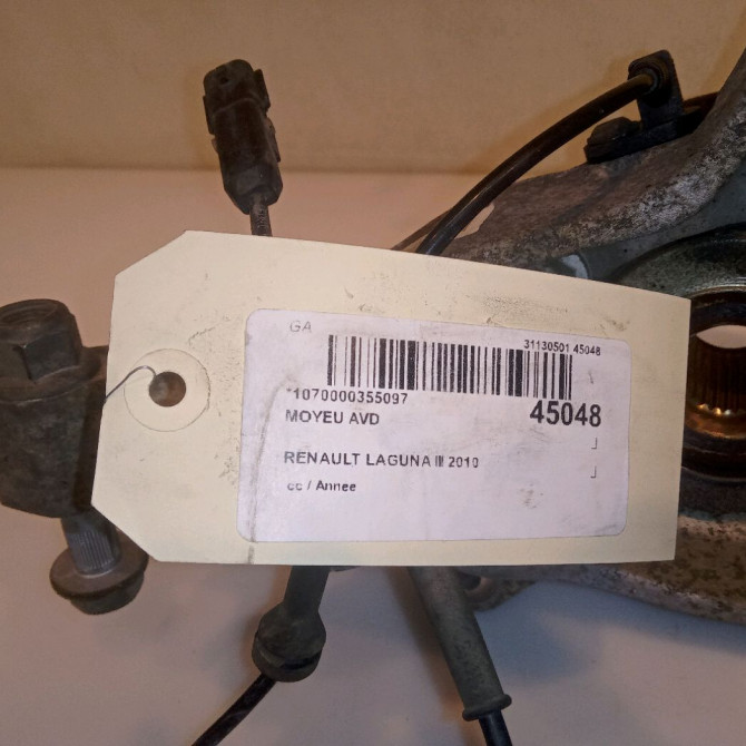 Moyeu avd occasion RENAULT LAGUNA III 402104630R 4