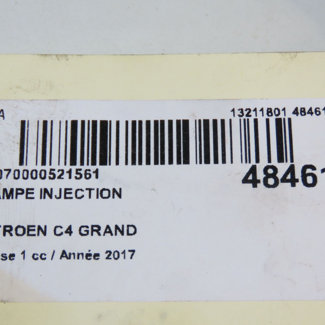 Rampe injection occasion CITROEN C4 GRAND PICASSO II Phase 1 04-2013->... 1.6 e-HDi 115ch 6