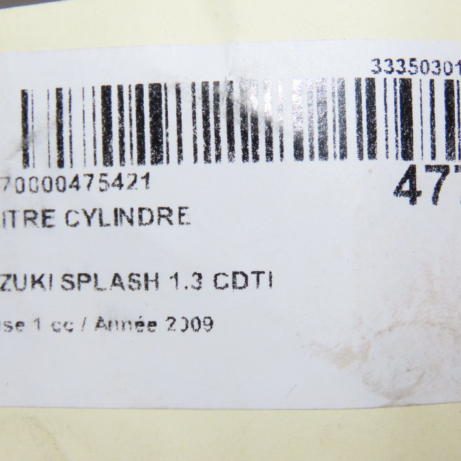 Maitre cylindre occasion SUZUKI SPLASH Phase 1 03-2008->12-2012 1.3 CDTI 75ch 7