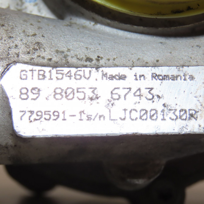 Turbo occasion OPEL ZAFIRA II Phase 2 01-2008->12-2014 1.7 CDTI 125ch 5