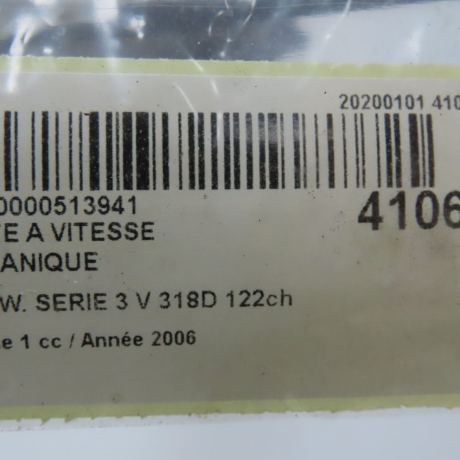 Boîte à vitesse mecanique occasion B.M.W. SERIE 3 V Phase 1 03-2005->09-2008 318D 122ch 23007565194 6
