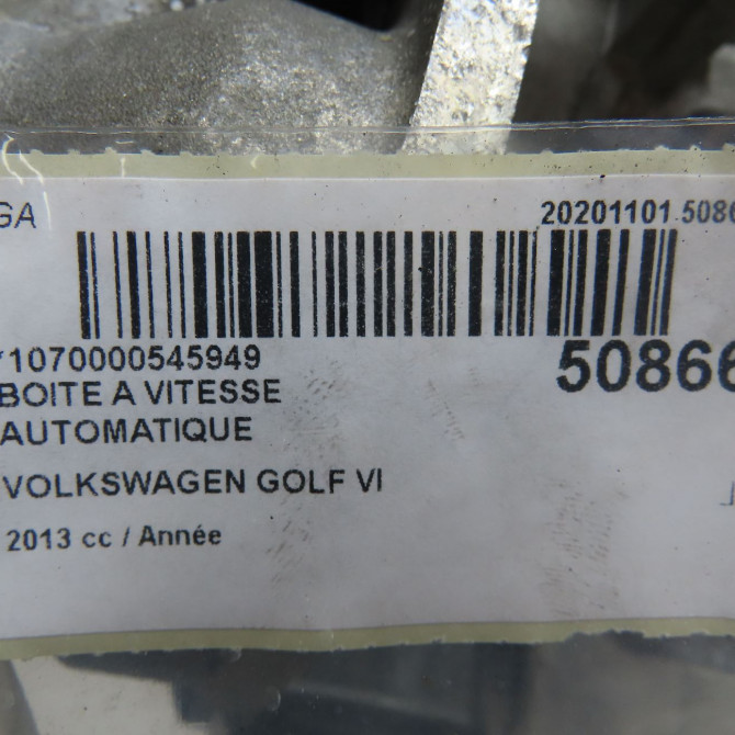 Boîte à vitesse automatique occasion VOLKSWAGEN GOLF VI AM300058P01M 6