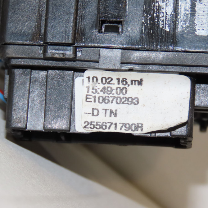 Commande essuie glace occasion RENAULT CLIO IV Phase 1 07-2012->... 1.5 DCI 75ch 8201196345 4