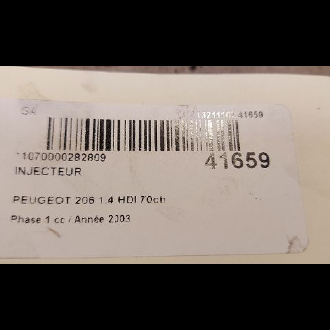 Injecteur occasion PEUGEOT 206 Phase 1 09-1998->03-2009 1.4 HDI 70ch 198089 3