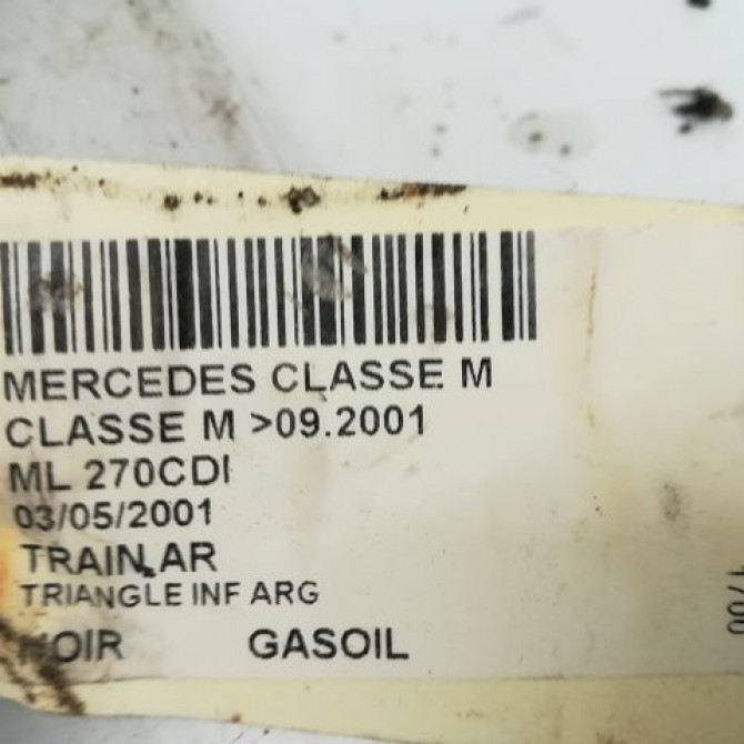 Triangle inf arg occasion MERCEDES CLASSE ML I Phase 1 01-1998->09-2001 3
