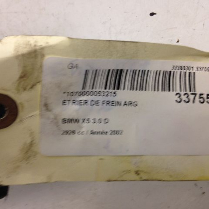Etrier de frein arrière gauche occasion B.M.W. X5 I Phase 1 04-2000->12-2006 3.0d 218ch 34216768443 5