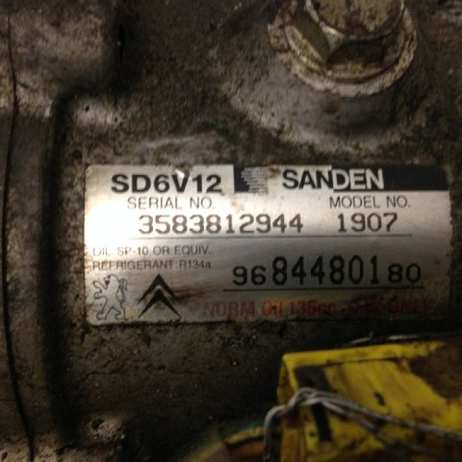 Compresseur air conditionne occasion PEUGEOT 206 + Phase 1 03-2009->05-2013 1.1i 8v 60ch 9800822280 3