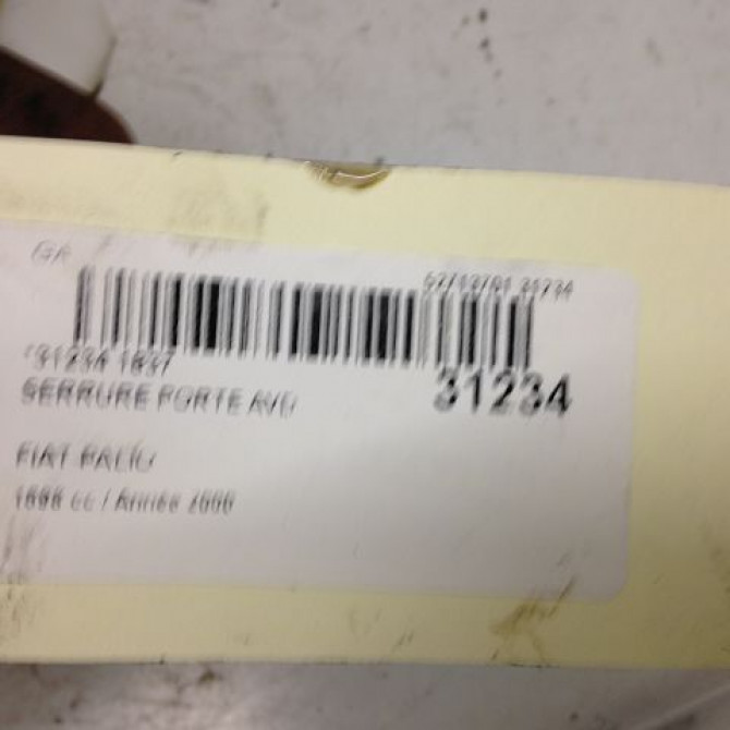 Serrure porte avd occasion FIAT PALIO Phase 1 03-1998->12-2002 3