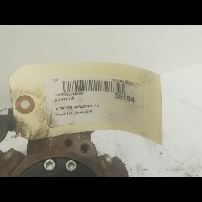 Pompe hp occasion CITROEN BERLINGO I Phase 2 11-2002->10-2010 1.6 HDi 75ch 3