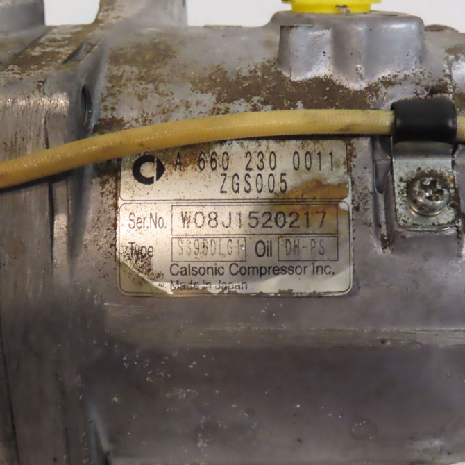 Compresseur air conditionne occasion SMART 146 Phase 1 04-1995->04-1999 0.8 CDI 45ch 6602300011 3