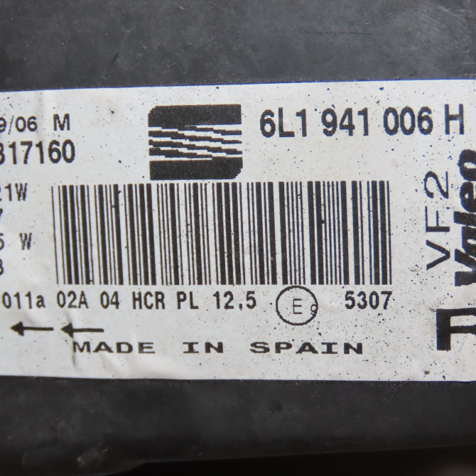 Phare droit occasion SEAT CORDOBA II Phase 1 10-2002->05-2009 1.4 16v 100ch 6L1941752D 4