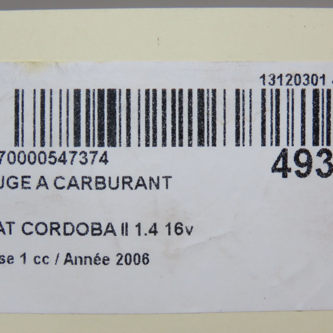Jauge a carburant occasion SEAT CORDOBA II Phase 1 10-2002->05-2009 1.4 16v 100ch 5