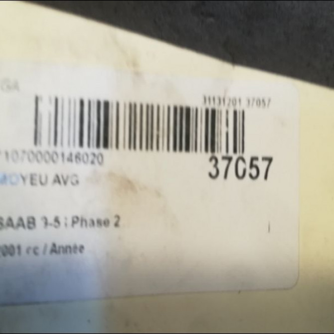 Moyeu avg occasion SAAB 9-5 I Phase 2 07-2001->12-2005 5392493 3