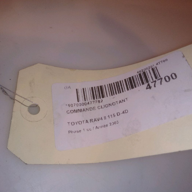 Commande clignotant occasion TOYOTA RAV4 II Phase 1 07-2000->10-2003 115 D-4D 8411942010 5