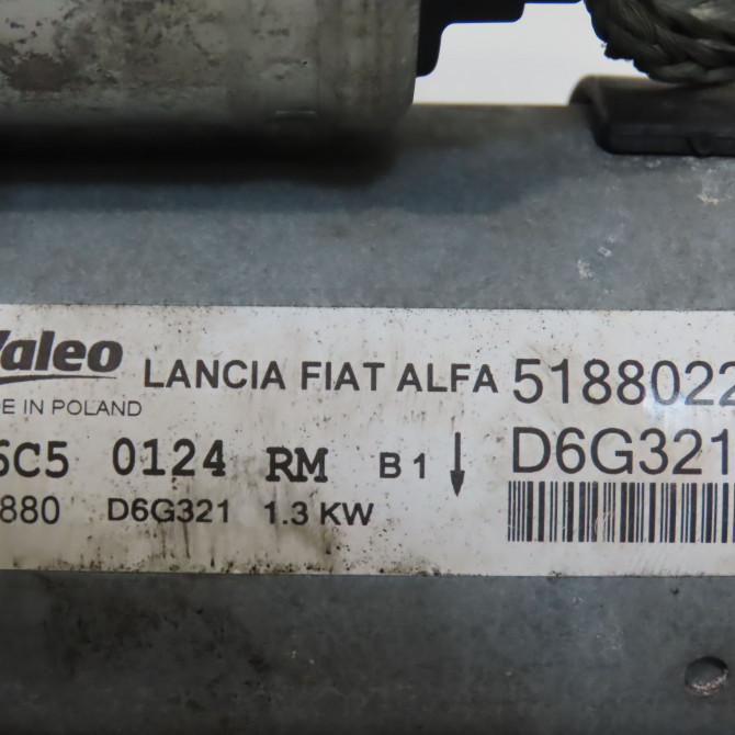 Démarreur occasion CITROEN NEMO Phase 1 09-2008->... 1.3 HDI 75ch 1612794380 5