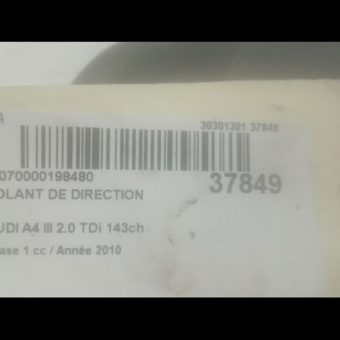 Volant de direction occasion AUDI A4 III Phase 1 01-2008->10-2011 2.0 TDi 143ch 8K0419091BHUQL 2